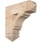Ekena Millwork Merced Arts & Crafts Smooth Bracket, Douglas Fir, 5 1/2"W x 20"D x 20"H BKT06X20X20MRC03SDF - alternate 1